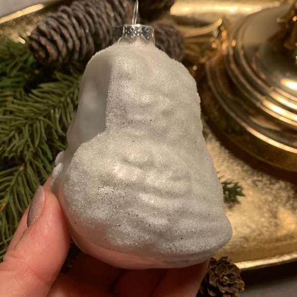 NWOT White Owl Large Ornament 4” tall 2” wide - Picture 3 of 7